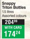 Snappy Tritan Bottles-1.5L Each