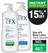 Skin eFX Body Lotion Assorted-725ml Each