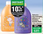 Nature's Nourishment Billions Of Bubbles Bubble Bath Assorted-1L Each