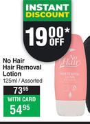 No Hair Hair Removal Lotion Assorted-125ml
