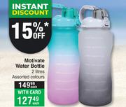 Motivate Water Bottle-2L Each