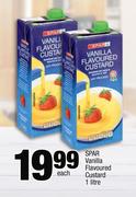 Spar Vanilla Flavoured Custard-1 Liter Each