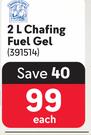 Bakers Chefs Chafing Fuel Gel-2Ltr Each
