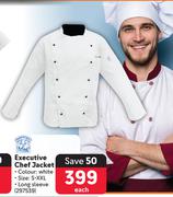 Bakers & Chefs Executive Chef Jacket-Each
