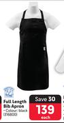 1Bakers & Chefs Full Length Bib Apron-Each