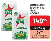 White Star Super Maize Meal-4 x 2.5Kg