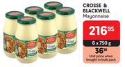 Crosse & Blackwell Mayonnaise-6 x 750g