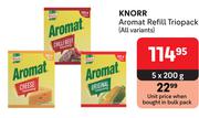 Knorr Aromat Refill Triopack (All Variants)-5 x 200g