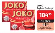 Joko Tagless Teabags-4 x 100's