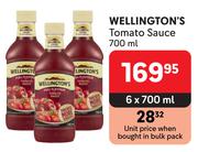 Wellington's Tomato Sauce-6 x 700ml