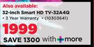 Hisense 32-Inch Smart HD TV-32A4Q
