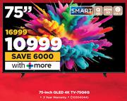 Hisense 75-Inch QLED 4K TV-75Q6Q