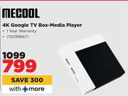 Mecool 4K Google TV Box-Media Player