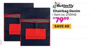 Butterfly Chairbag Denim 270942