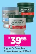 Ingram's Camphor Cream Assorted 450ml- Each