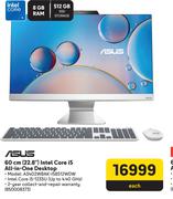 Asus 60cm (22.8") Intel Core i5 All In 1 Desktop A3402WBAK-I58512WOW