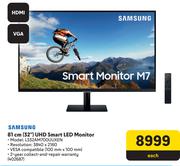 Samsung 81cm (32") UHD Smart LED Monitor LS32AM700UUXEN