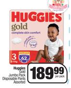 Huggies Gold Jumbo Pack Disposable Pants Assorted-Per Pack