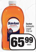 Savlon Antiseptic Liquid-750ml Each