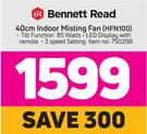 Bennett Read 40cm Indoor Misting Fan HFN100