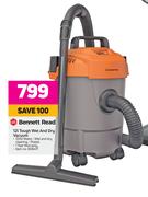 Bennett Read 12L Tough Wet & Dry Vacuum