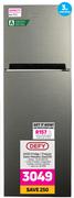Defy D200 Fridge/Freezer Satin Metallic DAD239