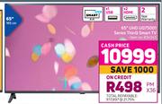 LG 65" (165cm) UHD UQ75001 Series ThinQ Smart TV
