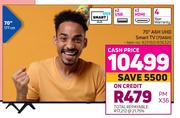 Hisense 70" (177cm) A6H UHD Smart TV 70A6H