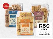 Oh, So Tasty Rusks Assorted-Each