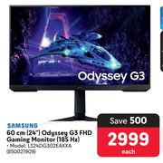 Samsung 60cm (24") Odyssey G3 FHD Gaming Monitor (185 Hz) LS24DG302EAXXA