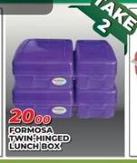  Formosa Twin Hinged Lunch Box-For 2