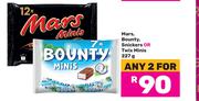 Mars, Bounty, Snickers Or Twix Minis-2 x 227g