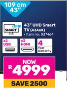 Hisense 109cm (43") UHD Smart TV 43A4K