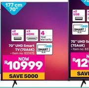 Hisense 177cm (70") UHD Smart TV 70A6K