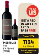 Meerlust Red-6 x 750ml
