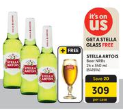 Stella Artois Beer NRBs-24 x 340ml Per Case
