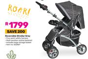 Little One Reversible Stroller Grey