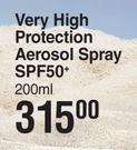 Bionike Defence Sun Very High Protection Aerosol Spray SPF50+-200ml