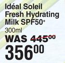 Vichy Ideal Soleil Fresh Hydrating Milk SPF50+-300ml