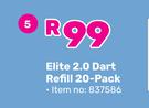 Nerf Elite 2.0 Dart Refill 20 Pack