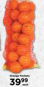 Orange Pockets-Each
