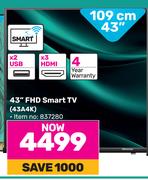 Hisense 43" (109cm) FHD Smart TV 43A4K
