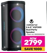Volkano X 6.5" VXP300 Dual Party Speaker