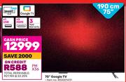 TCL 75" (190cm) Google TV