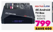 Ultra Link 4K Android TV Box