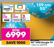 Skyworth 55" (139cm) UHD Google TV