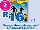 Orange Grove Asemzansi Amahewu Assorted-2 x 1Ltr