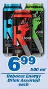 Reboost Energy Drink Assorted-500ml Each
