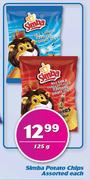 Simba Potato Chips Assorted-125g Each