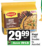 Maggi 2 Min Noodles 5s Assorted-Each
